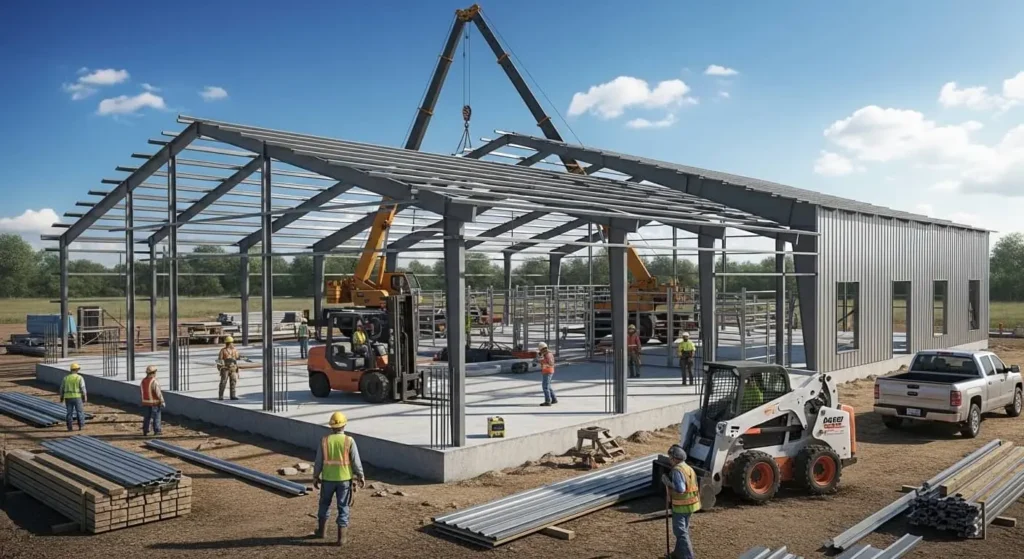 Barndominium construction timeline