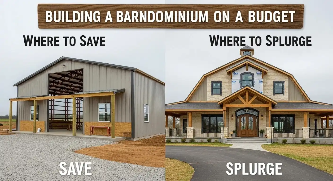 Building a barndominium on a budget