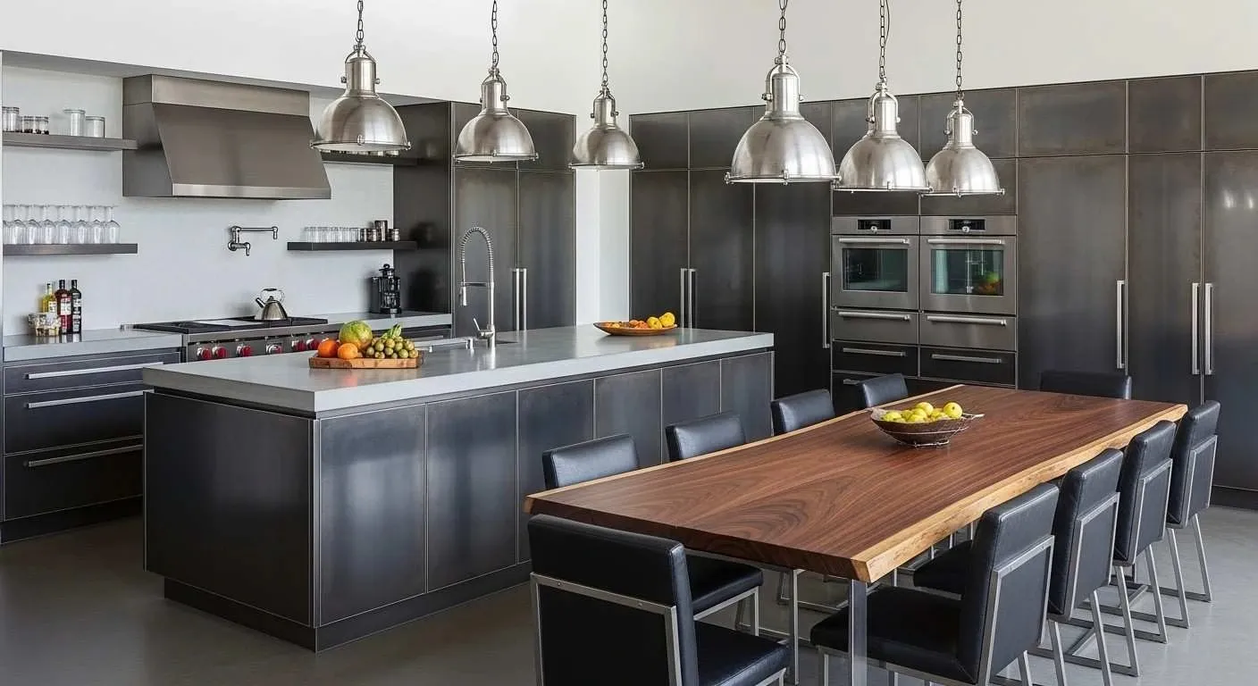modern industrial barndominiums